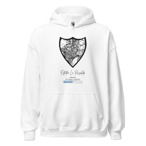 Sudadera capucha mapa escudo