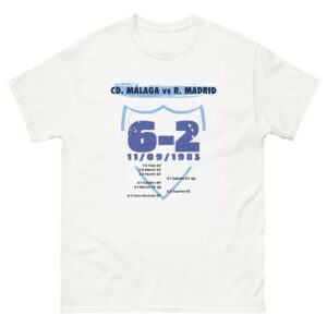 camiseta Málaga vs R. Madrid
