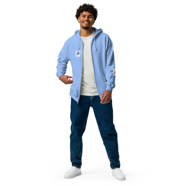 Sudadera Málaga CF 1904 unisex con capucha y cremallera - Imagen 4